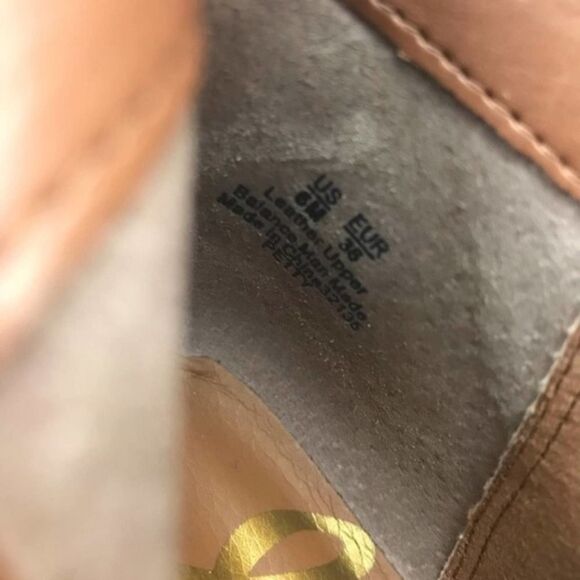 Sam Edelman Petty Taupe Gray Suede Low Heel Ankle Booties womens 6 - Picture 4 of 8